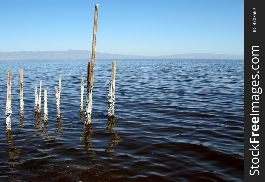 Salton sea in southern california