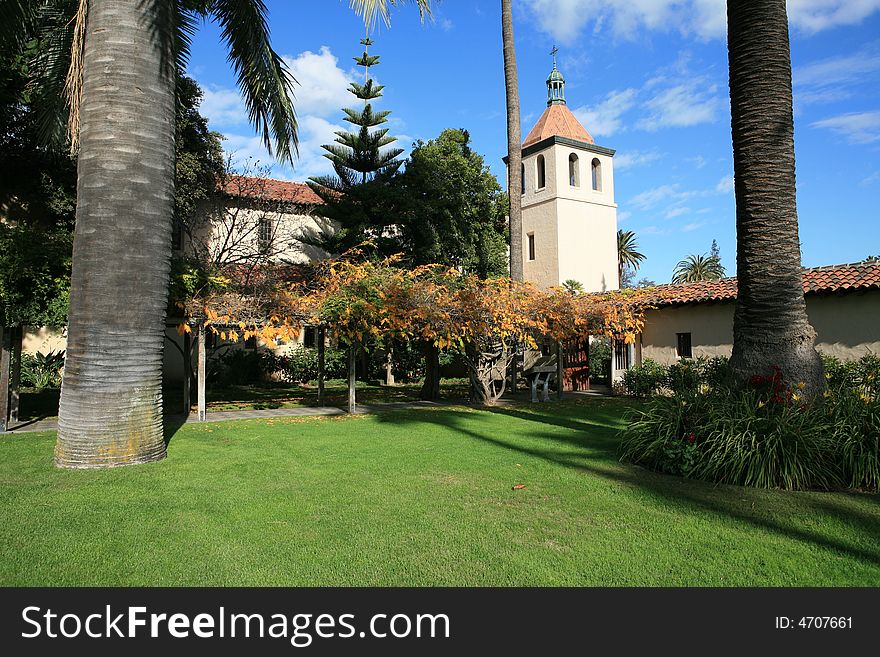 Mission Santa Clara in University of Santa Clara, California