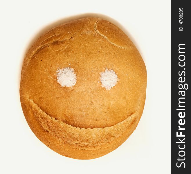 Bread and salt similar to a smile. Bread and salt similar to a smile