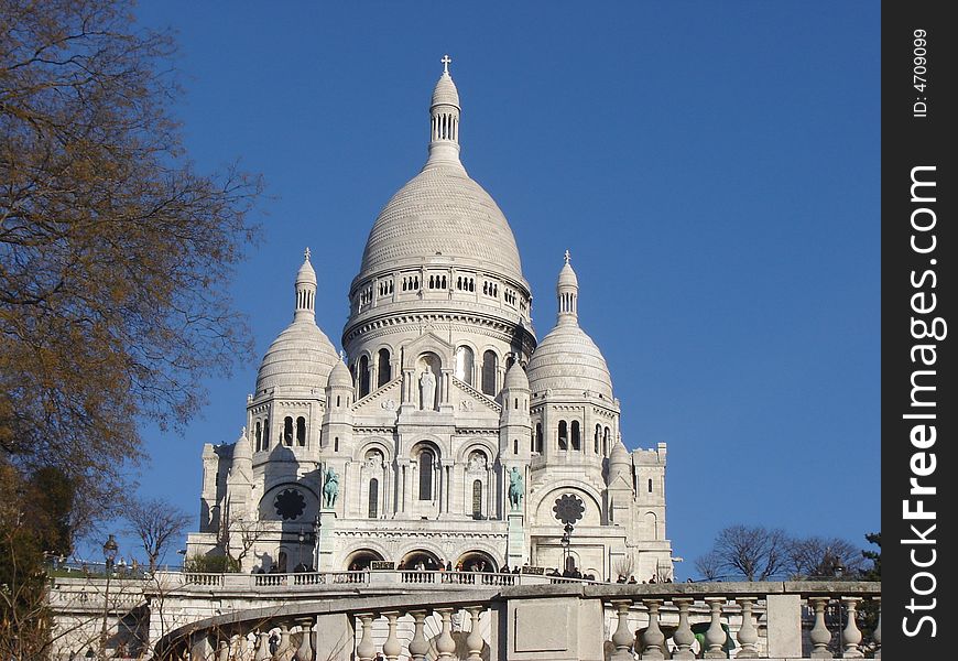 Sacre Coeur Cathedral, Paris, France. Sacre Coeur Cathedral, Paris, France