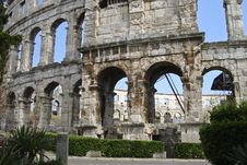 Colosseum Of Pula Stock Images Colosseum Of Pula Stock Images