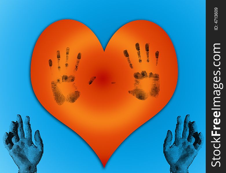 Heart With Hands