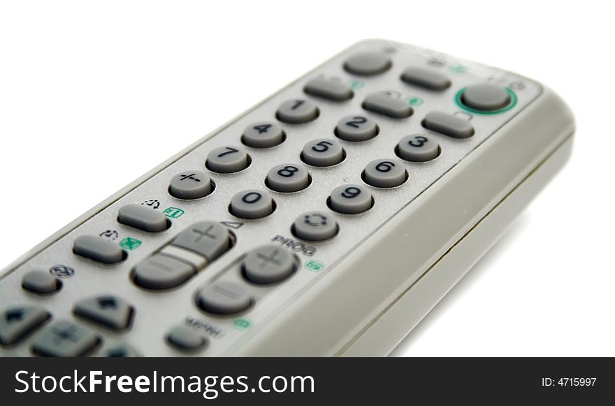 Unusual keyboard. Isolated on a white background