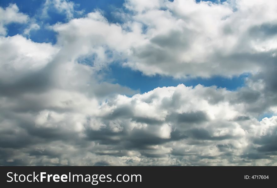 Clouds Above City