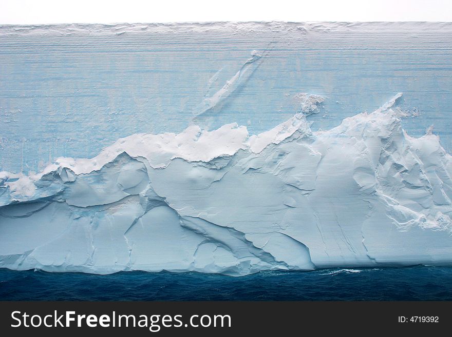 Close up of Iceberg in Antarctica