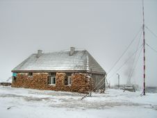 Meteo Station Vladeasa (Carpathian) Royalty Free Stock Photo Meteo Station Vladeasa (Carpathian) Royalty Free Stock Photo