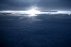 Clouds - View From Flight Royalty Free Stock Photo