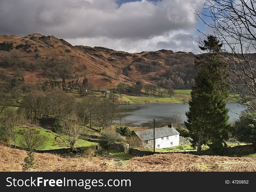 Isolated Cottage By Loughrigg Tarn