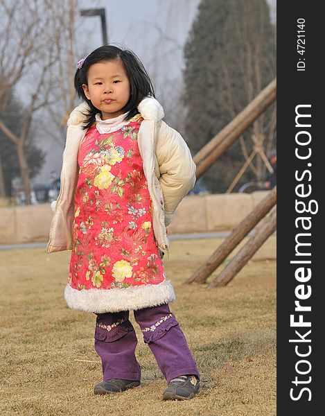 Chinese girl have traditional wear  beautiful cloth. Chinese girl have traditional wear  beautiful cloth
