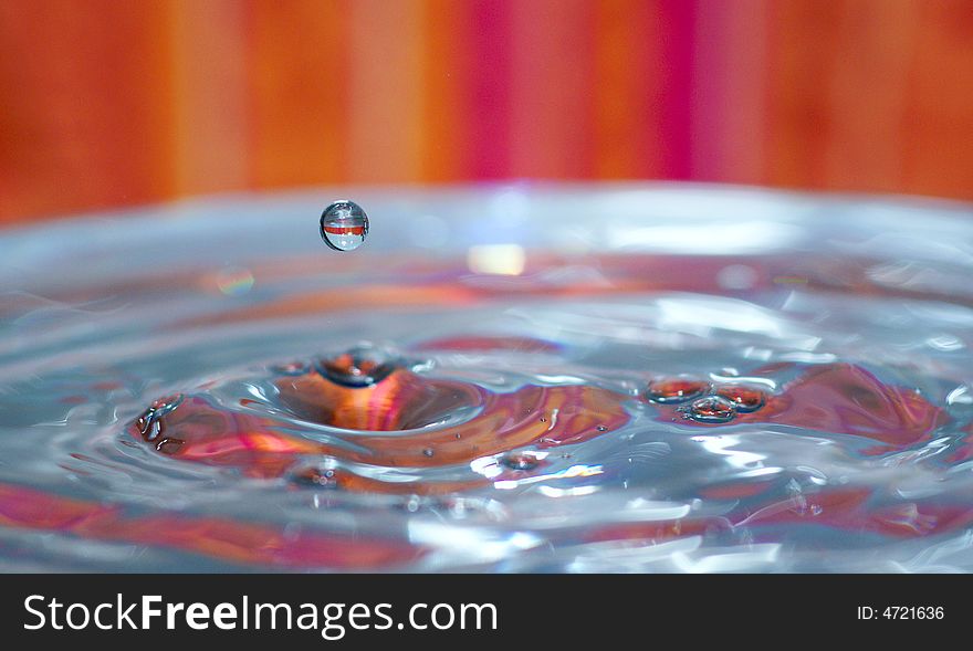 Abstract background of water splashing