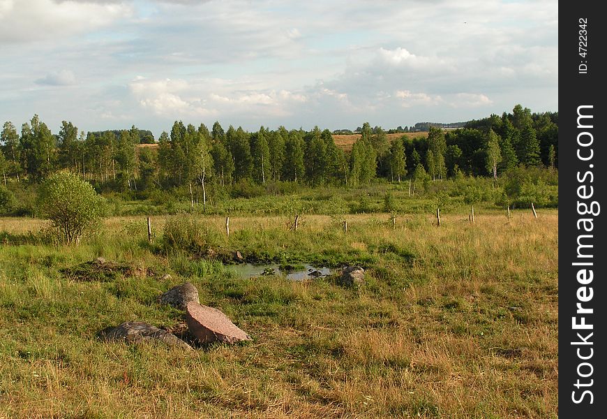 Landscape in northern Poland