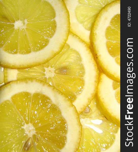 Yellow fresh lemons to lemonade