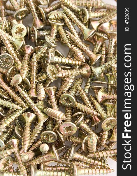 A lot of brassy screws.