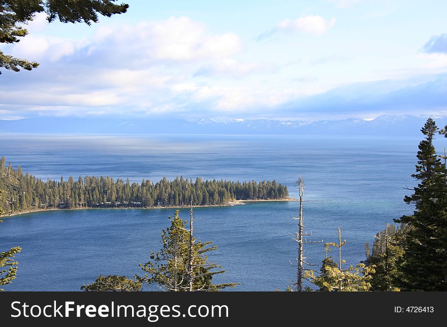 Beautiful Emeral Bay located at Lake Tahoe California. Beautiful Emeral Bay located at Lake Tahoe California