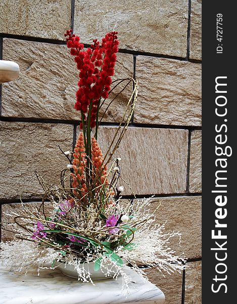 The Japanese art of formal flower arrangement with special regard shown to balance, harmony, and form. The Japanese art of formal flower arrangement with special regard shown to balance, harmony, and form.