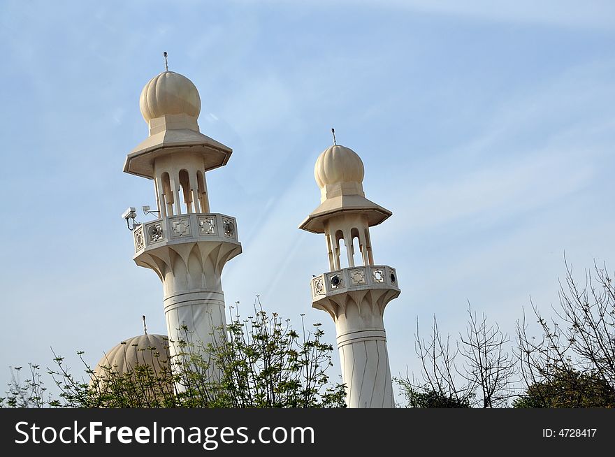 Two minars of a Masjid