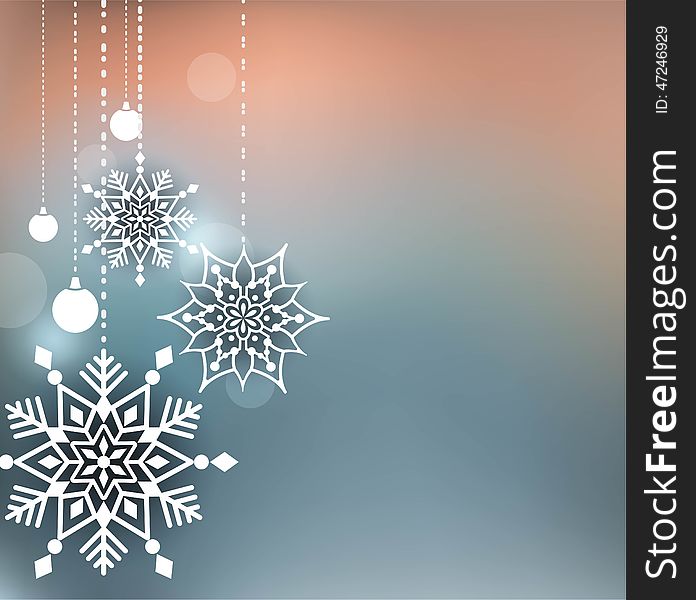 Abstract christmas background. Vector illustration