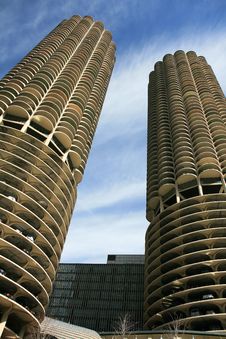 The High-rise Buildings In Chicago Royalty Free Stock Photo The High-rise Buildings In Chicago Royalty Free Stock Photo
