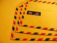 Air Postal Envelopes Stock Images Air Postal Envelopes Stock Images