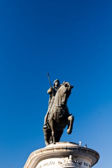 Statue Of King Joao I, Lisbon, Portugal Stock Photo Statue Of King Joao I, Lisbon, Portugal Stock Photo