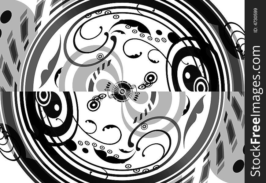 Abstract Circles Design