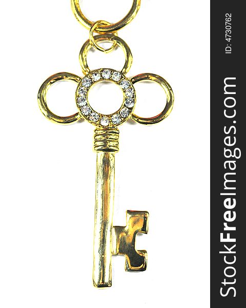 Beautiful key with diamond