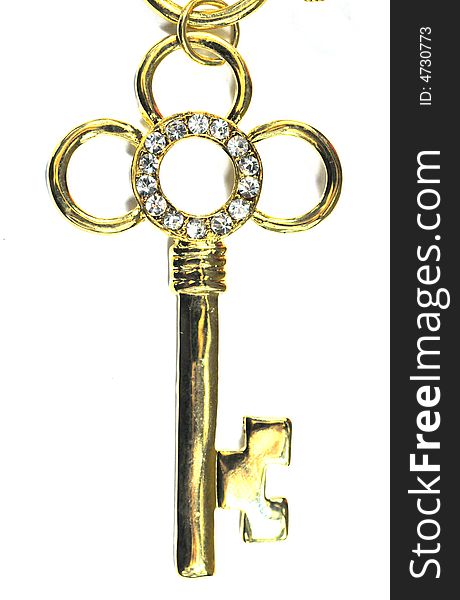Beautiful key with diamond , key