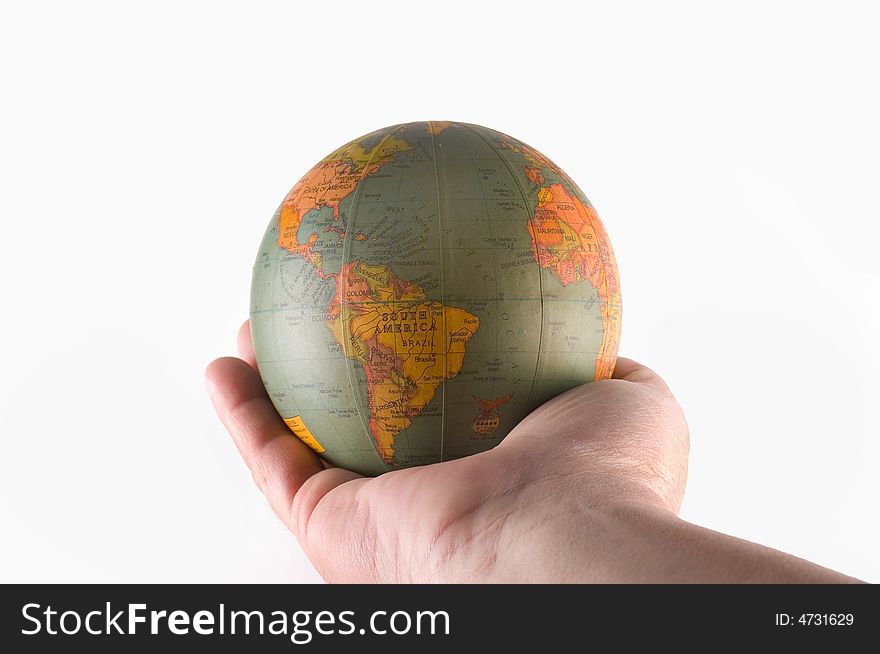 World In A Male Hand