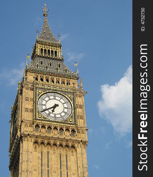 Big ben building in England