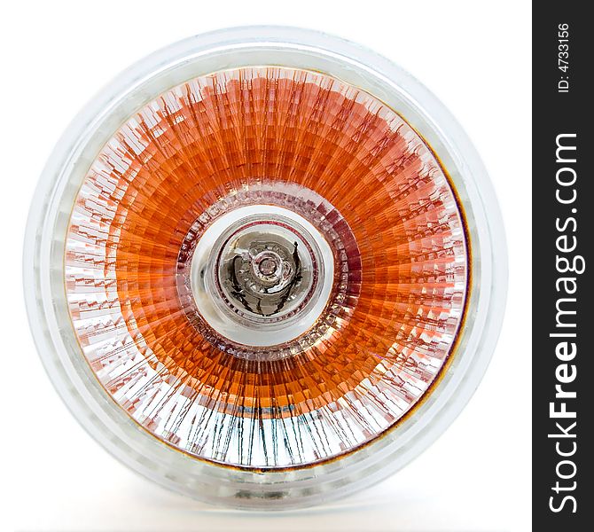 Orange Halogen Light Bulb