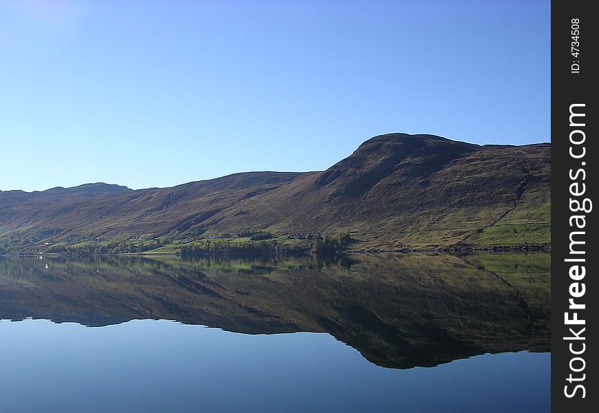 Stillness in the Scottish Highlands. Stillness in the Scottish Highlands
