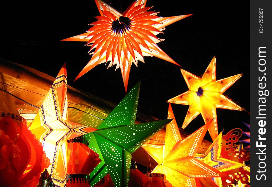 A shop of star lanterns