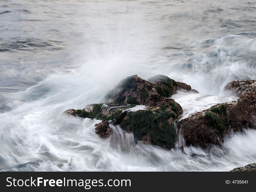 Water Splash at Big Sur. Water Splash at Big Sur