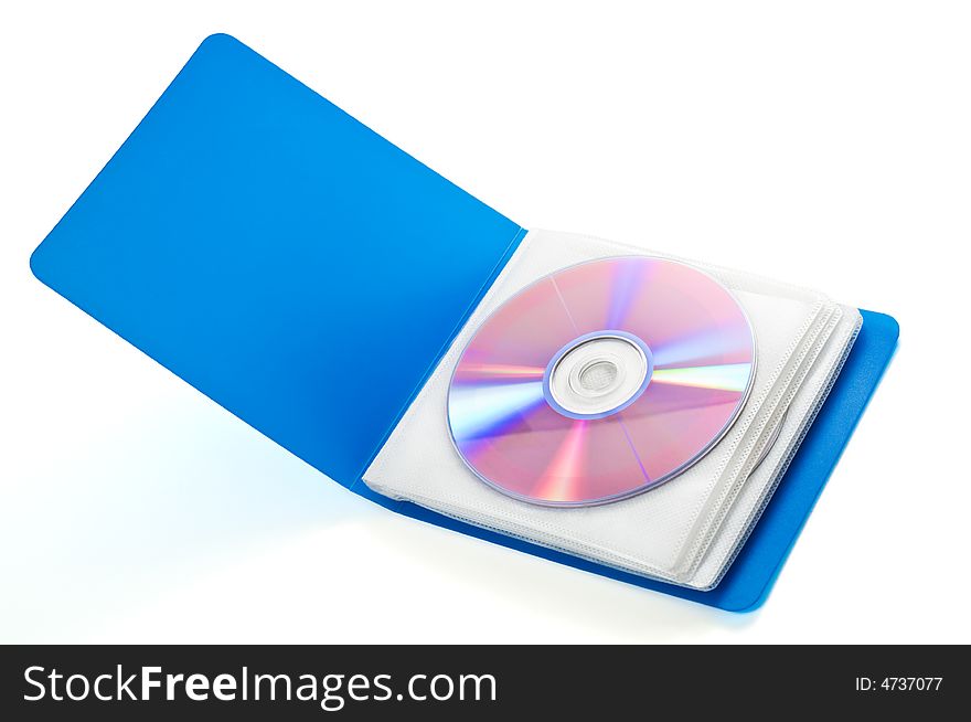 DVD isolated on a white background