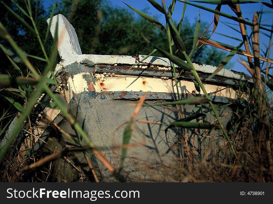 Retired fishing boat