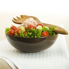 Prosciutto Salad Stock Photo