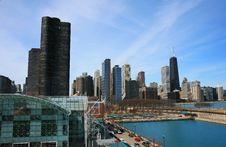 The High-rise Buildings In Chicago Stock Photos The High-rise Buildings In Chicago Stock Photos