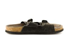 Old Grungy Sandal Isolated On White Stock Photography Old Grungy Sandal Isolated On White Stock Photography