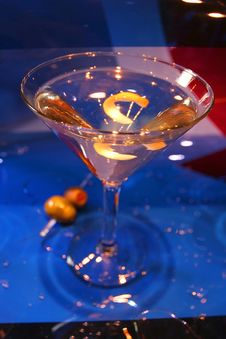 Martini With A Twist Stock Photos Martini With A Twist Stock Photos