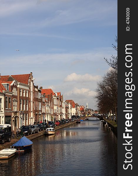 This photo is taken in spring in Leiden city, the Netherlands. This photo is taken in spring in Leiden city, the Netherlands