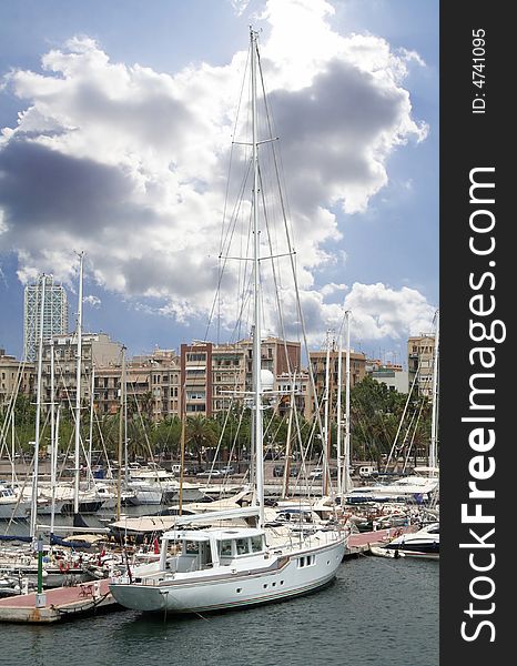 Boats and yachts in port (europe)