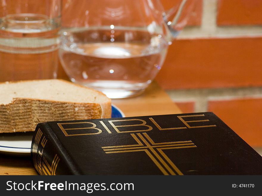 Repentance at bread, waters and Bible