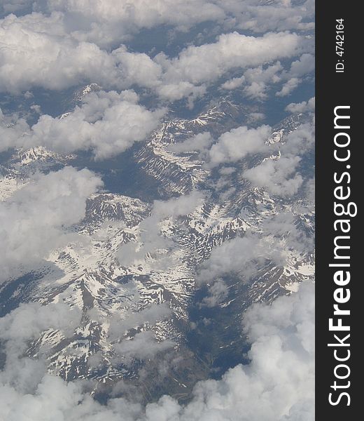 Taken from an airplane over colorado. Taken from an airplane over colorado