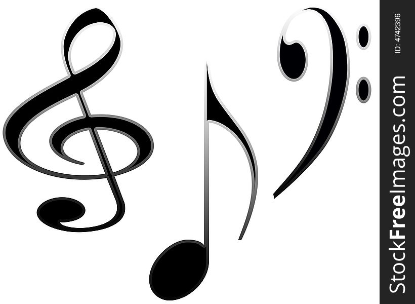 Excellently designs musical notes from KCDesigns