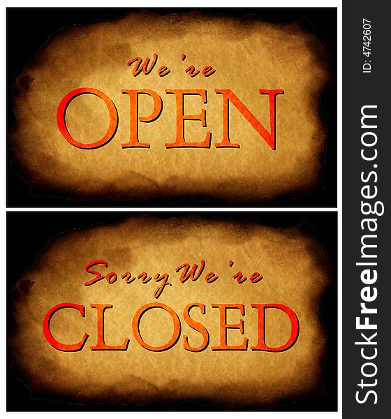 Closed & Open Tag