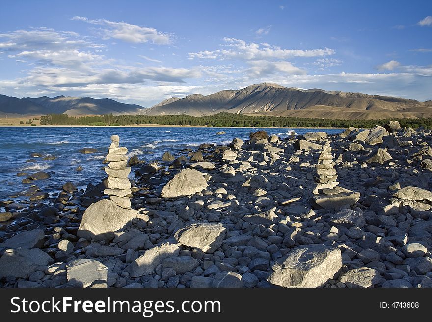 Lake Tekapo - Nez Zealand, South Island. Lake Tekapo - Nez Zealand, South Island