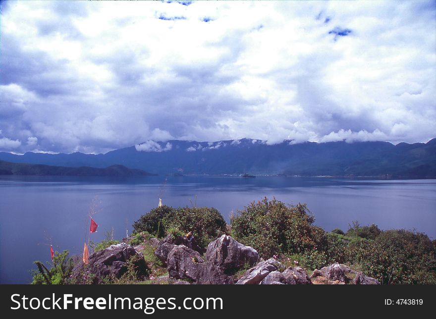 Lugu Lake in west of China
