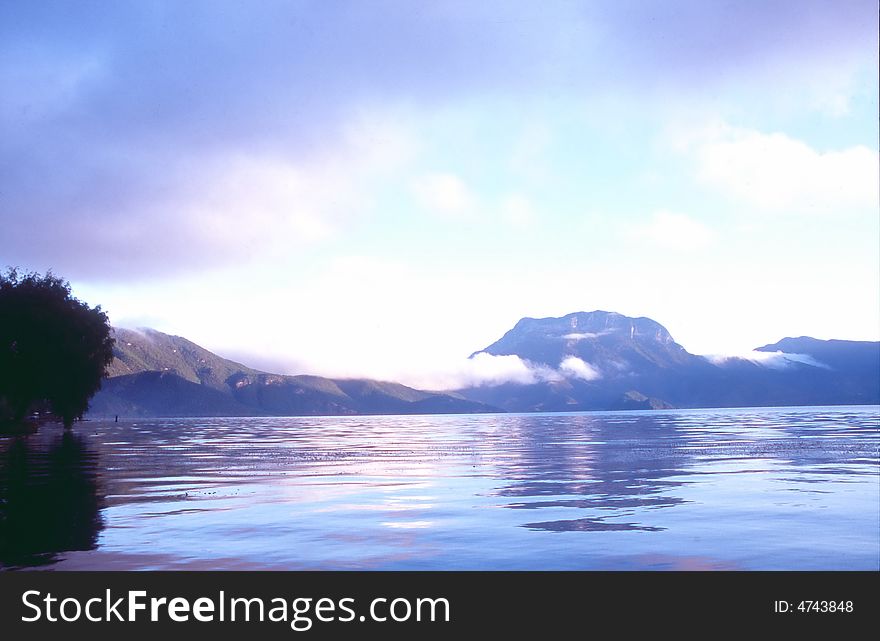 Lugu Lake in west of China