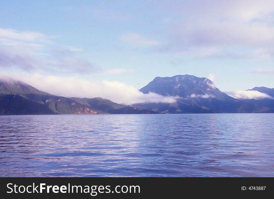 Lugu Lake in west of China