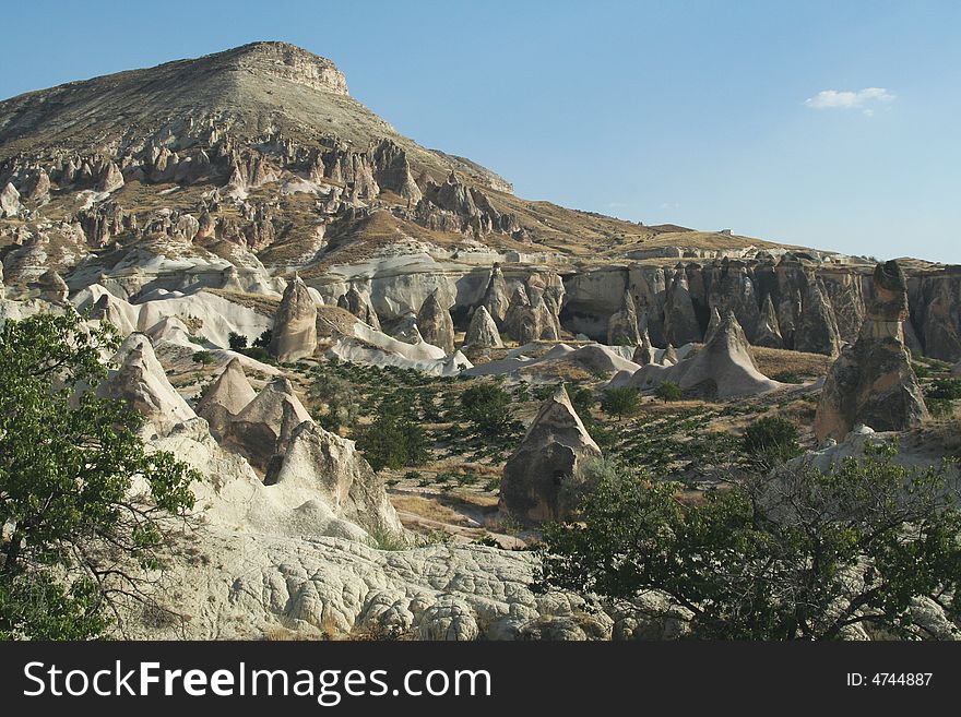 Goreme - capadoccia, turkey - moon landscape. Goreme - capadoccia, turkey - moon landscape